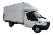 Car Hire Clapham - Ford Luton Box Tail Lift - Van hire Clapham