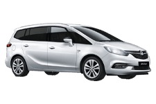 Car Hire Clapham - Vauxhall Zafira 5 + 2 - Minibus hire Clapham